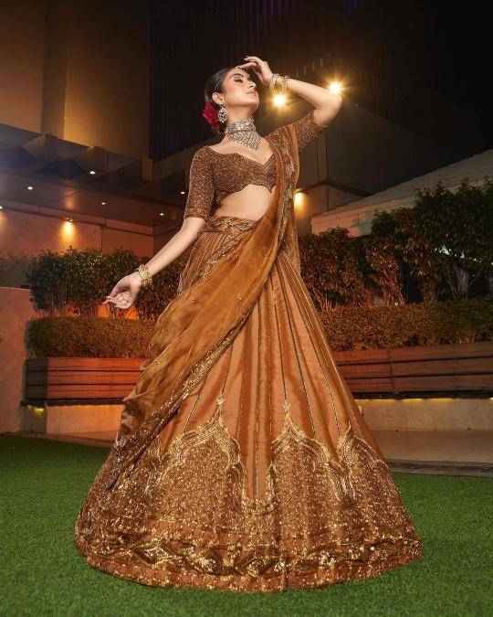 FB H96 Satin silk Bulk lehenga choli in Pune